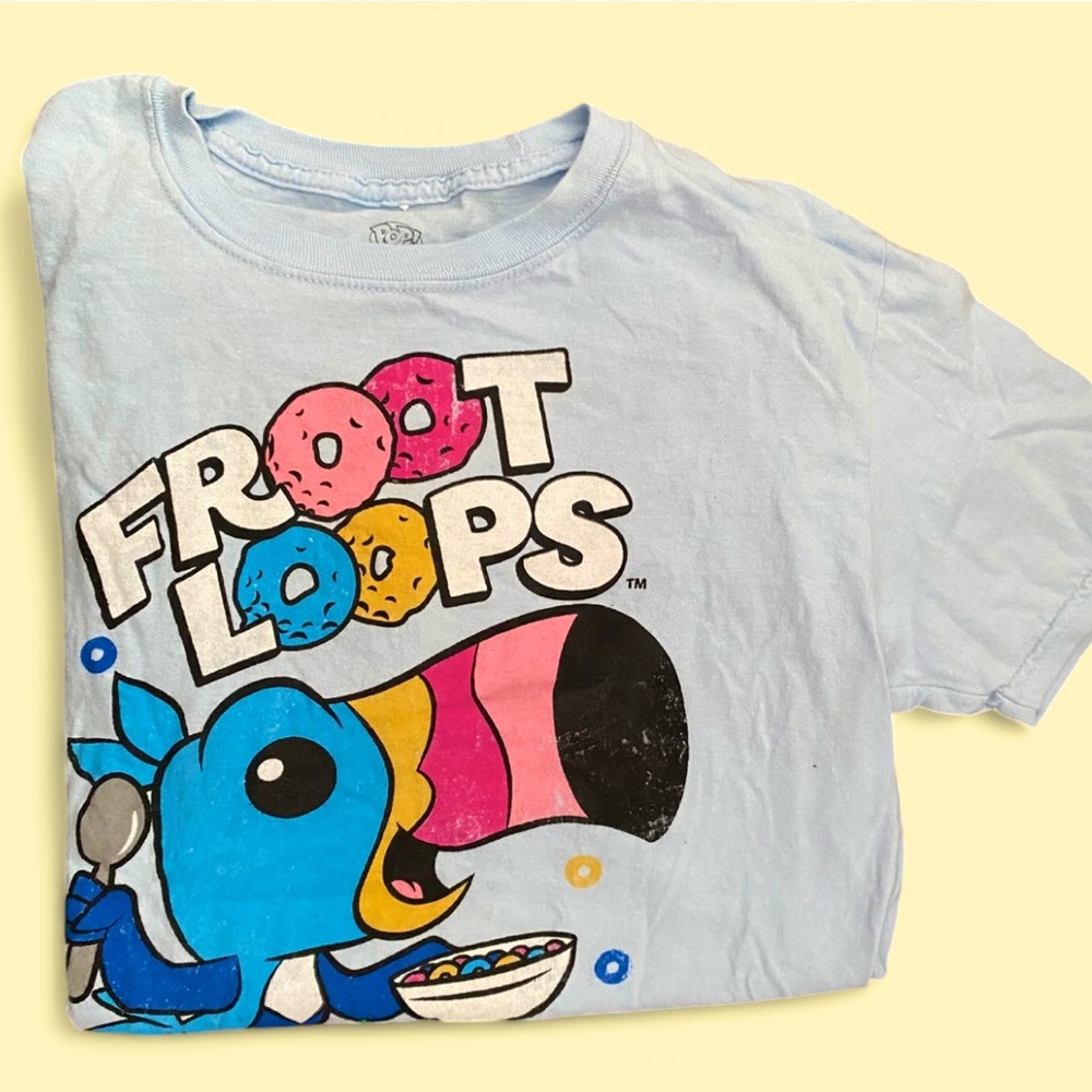 Froot Loops Funko Vintage Style Graphic‎ Tee Shirt Toucan Sam - Unisex Size M